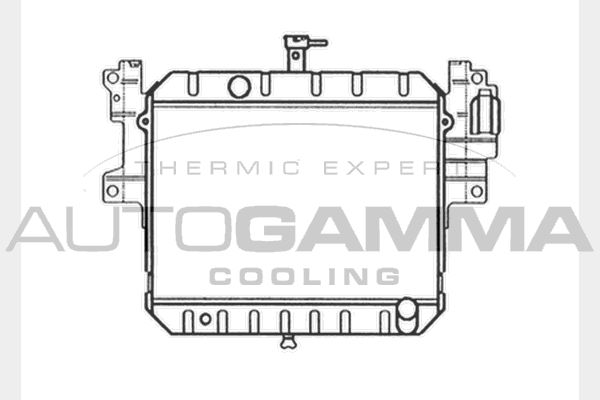 104039 AUTOGAMMA Радиатор, охлаждение двигателя