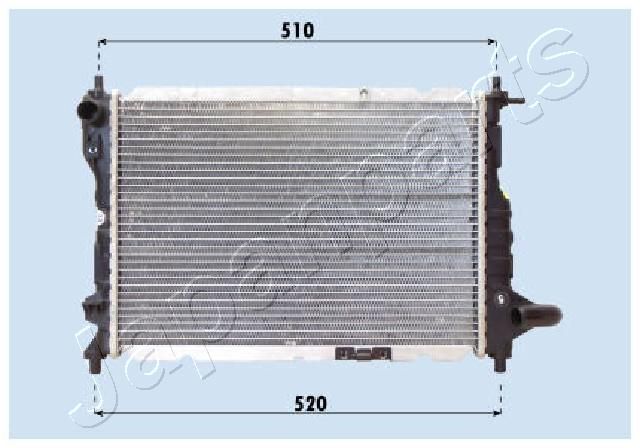 RDA313024 JAPANPARTS Радиатор, охлаждение двигателя