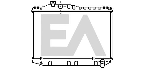 31R71030 EACLIMA Радиатор, охлаждение двигателя