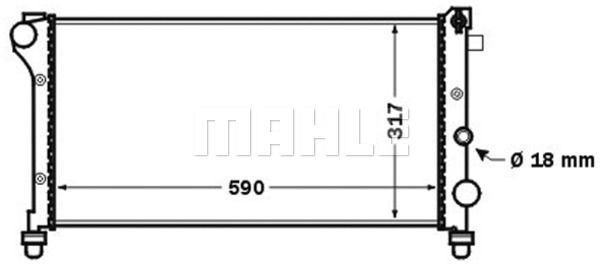 WG2182644 WILMINK GROUP Радиатор, охлаждение двигателя