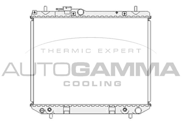 104053 AUTOGAMMA Радиатор, охлаждение двигателя