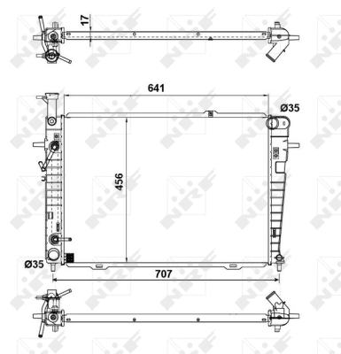 WG1722228 WILMINK GROUP Радиатор, охлаждение двигателя