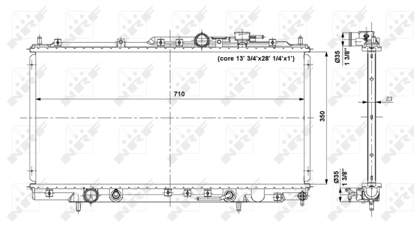 WG1722980 WILMINK GROUP Радиатор, охлаждение двигателя