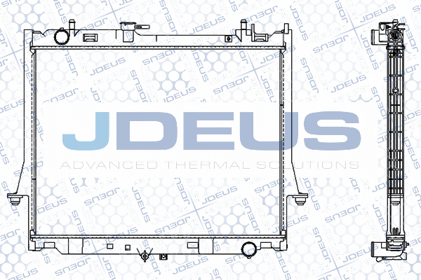 M0040010 JDEUS Радиатор, охлаждение двигателя