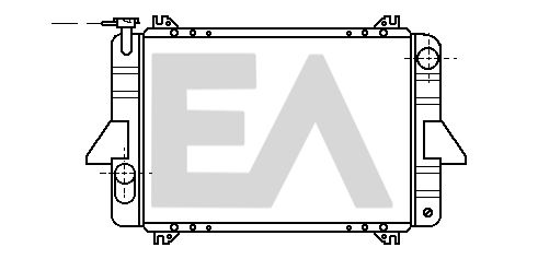 31R18035 EACLIMA Радиатор, охлаждение двигателя