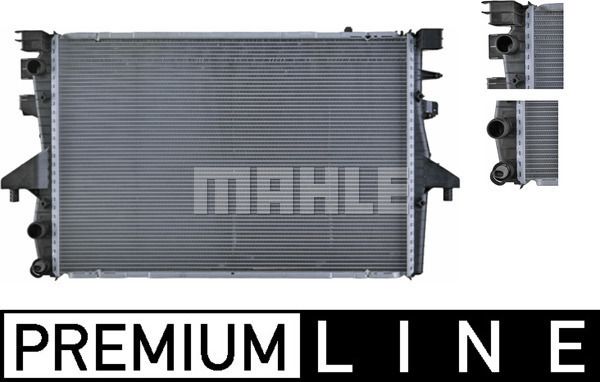 CR585000P MAHLE Радиатор, охлаждение двигателя