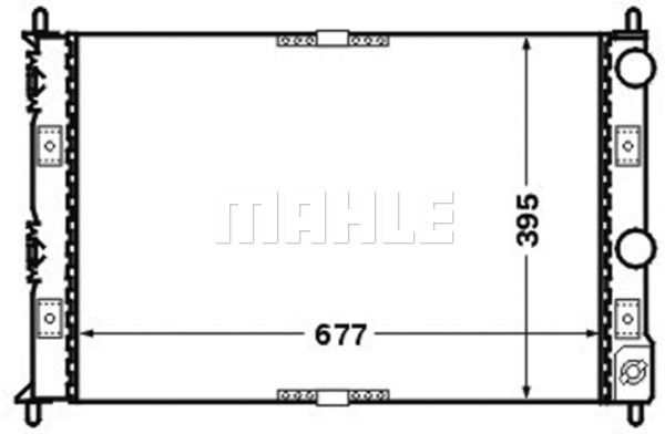 CR1427000S MAHLE Радиатор, охлаждение двигателя