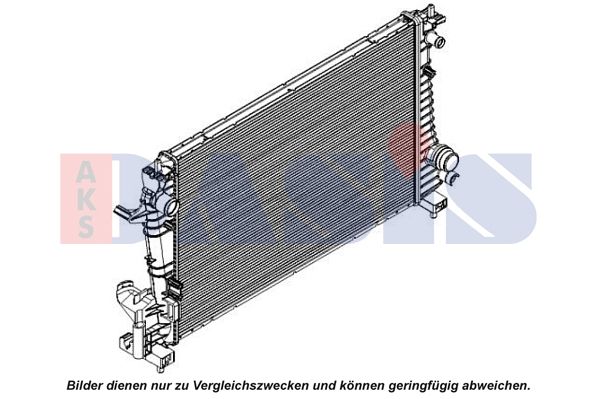 520139N AKS DASIS Радиатор, охлаждение двигателя