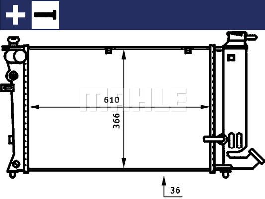 WG2182836 WILMINK GROUP Радиатор, охлаждение двигателя