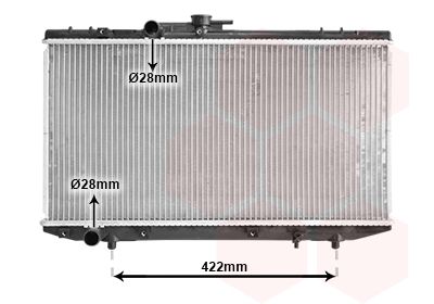 53002150 VAN WEZEL Радиатор, охлаждение двигателя