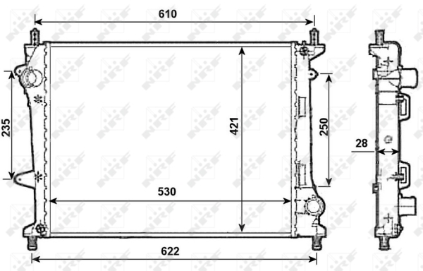 WG1722787 WILMINK GROUP Радиатор, охлаждение двигателя