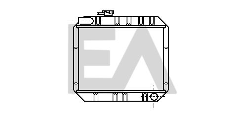 31R22022 EACLIMA Радиатор, охлаждение двигателя