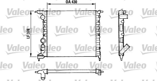 816658 VALEO Радиатор, охлаждение двигателя