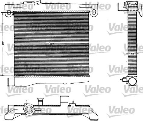 883428 VALEO Радиатор, охлаждение двигателя