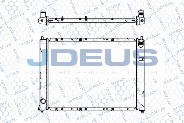 M0020450 JDEUS Радиатор, охлаждение двигателя