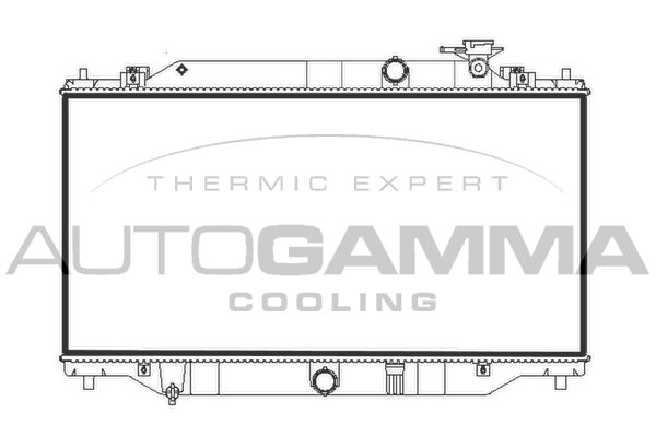 107781 AUTOGAMMA Радиатор, охлаждение двигателя