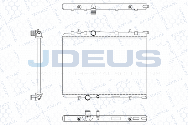 M0210321 JDEUS Радиатор, охлаждение двигателя