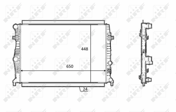 WG1723351 WILMINK GROUP Радиатор, охлаждение двигателя