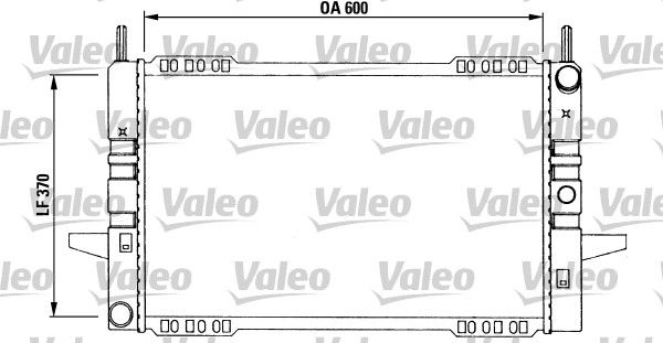 730968 VALEO Радиатор, охлаждение двигателя