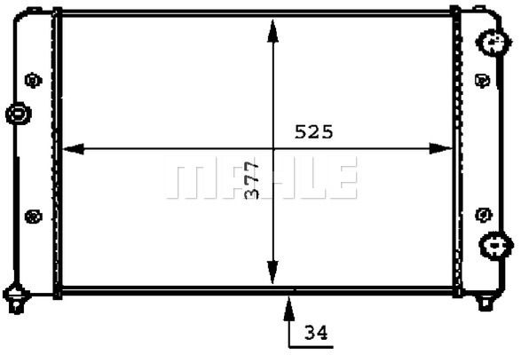 WG2183691 WILMINK GROUP Радиатор, охлаждение двигателя