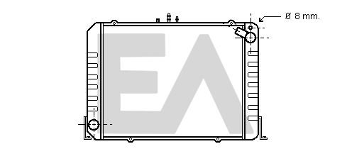 31R71102 EACLIMA Радиатор, охлаждение двигателя