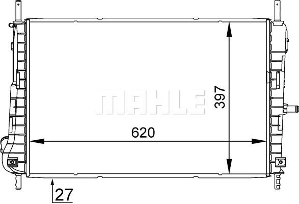 CR1347000S MAHLE Радиатор, охлаждение двигателя