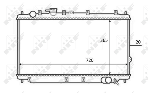 WG1723622 WILMINK GROUP Радиатор, охлаждение двигателя