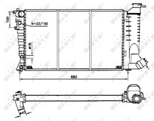 WG1723218 WILMINK GROUP Радиатор, охлаждение двигателя