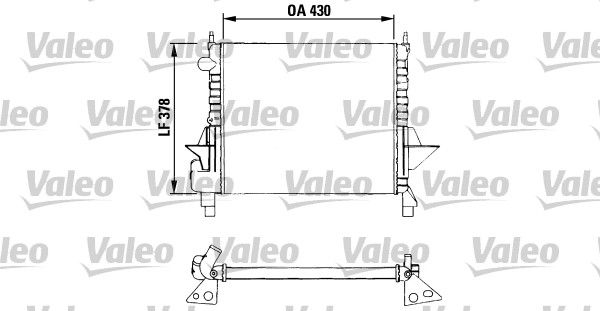 730633 VALEO Радиатор, охлаждение двигателя