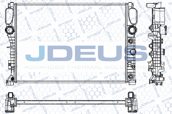 RA0170720 JDEUS Радиатор, охлаждение двигателя