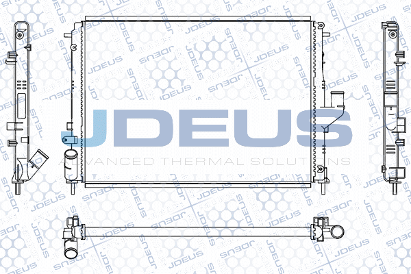 M0231050 JDEUS Радиатор, охлаждение двигателя