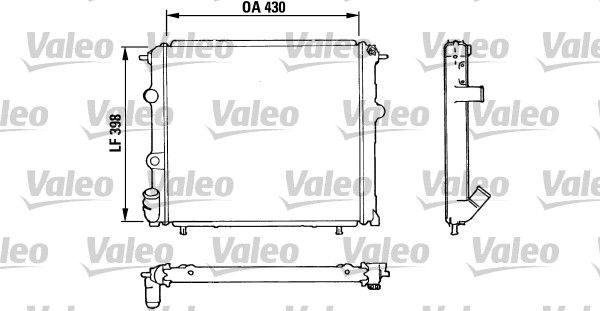 810914 VALEO Радиатор, охлаждение двигателя