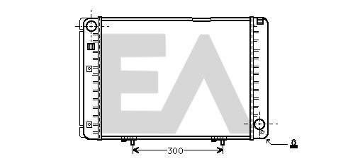 31R50063 EACLIMA Радиатор, охлаждение двигателя