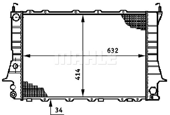 WG2183791 WILMINK GROUP Радиатор, охлаждение двигателя