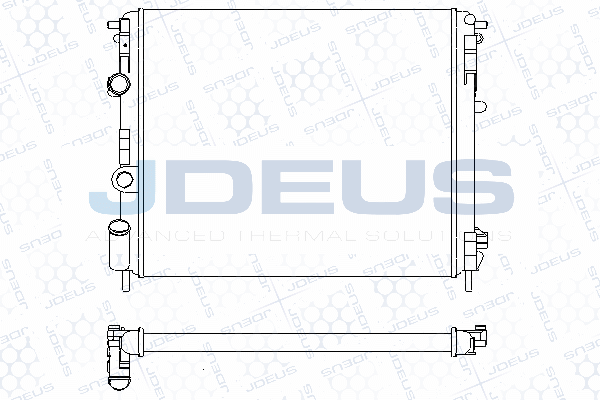 M0230650 JDEUS Радиатор, охлаждение двигателя