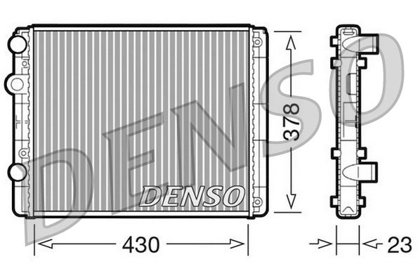 DRM32030 DENSO Радиатор, охлаждение двигателя