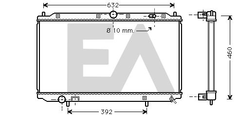 31R78033 EACLIMA Радиатор, охлаждение двигателя