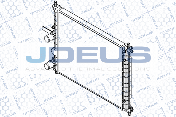 RA0111170 JDEUS Радиатор, охлаждение двигателя