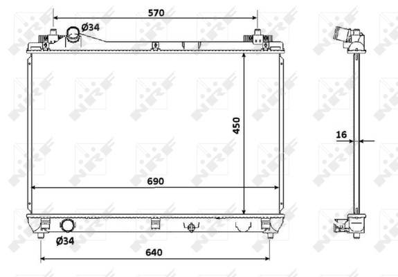 WG1722715 WILMINK GROUP Радиатор, охлаждение двигателя