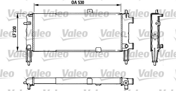 883767 VALEO Радиатор, охлаждение двигателя