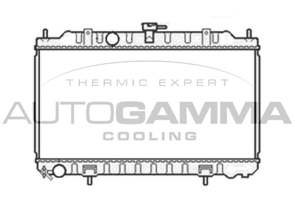 105810 AUTOGAMMA Радиатор, охлаждение двигателя