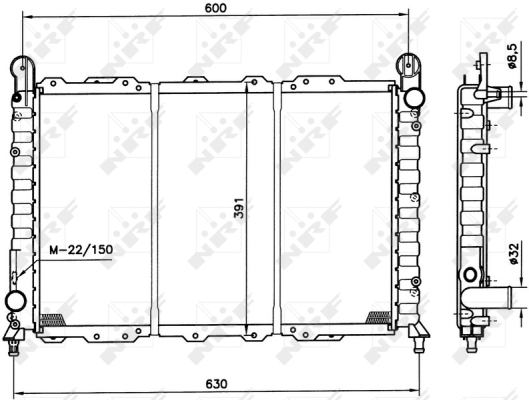 WG1723597 WILMINK GROUP Радиатор, охлаждение двигателя