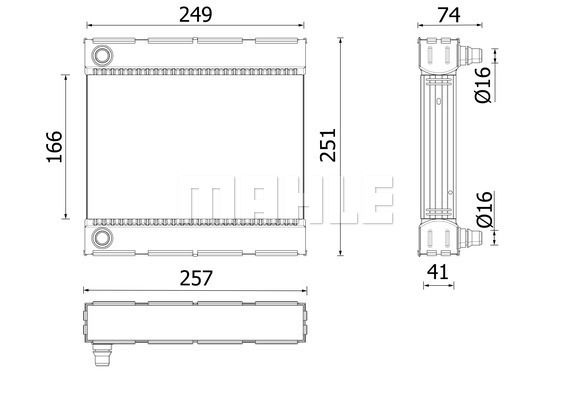 WG2184148 WILMINK GROUP Радиатор, охлаждение двигателя