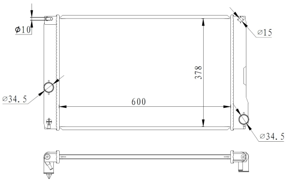 WG2162178 WILMINK GROUP Радиатор, охлаждение двигателя