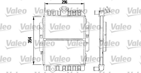 730951 VALEO Радиатор, охлаждение двигателя