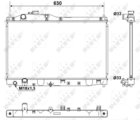 WG1722114 WILMINK GROUP Радиатор, охлаждение двигателя