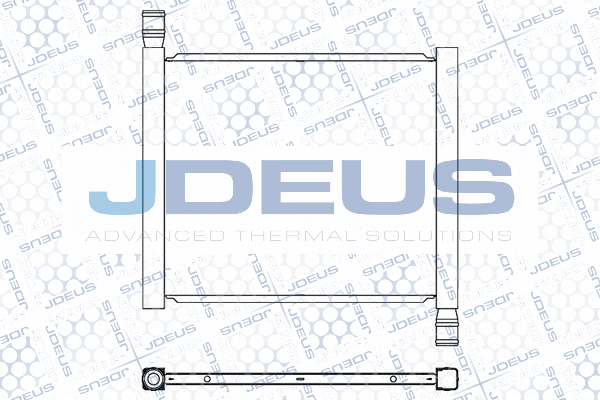 M0750050 JDEUS Радиатор, охлаждение двигателя