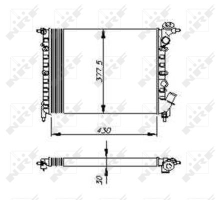 WG1723199 WILMINK GROUP Радиатор, охлаждение двигателя