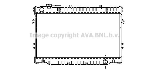 TO2221 AVA QUALITY COOLING Радиатор, охлаждение двигателя