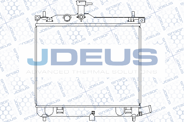 054M43 JDEUS Радиатор, охлаждение двигателя